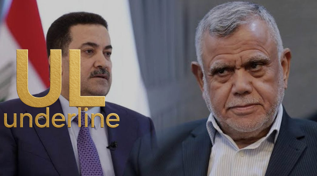 تحت الخط  – هادي العامري يتبنى تسقيط السوداني للفوز  برئاسة الحكومة المقبلة