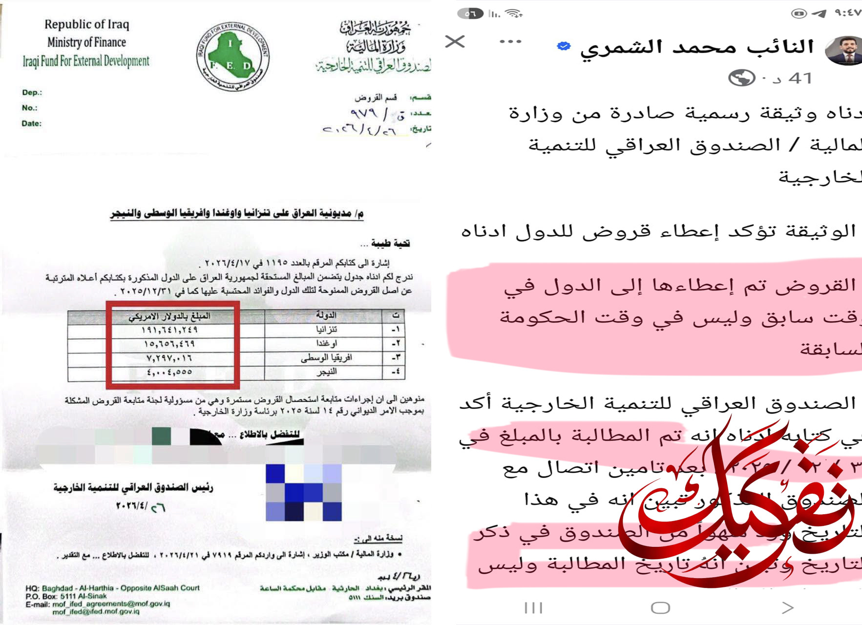 مصادر تكشف تاريخ وثيقة القروض لدول افريقية.. تعود الى حقب و حكومات سابقة قبل حقبة السوداني