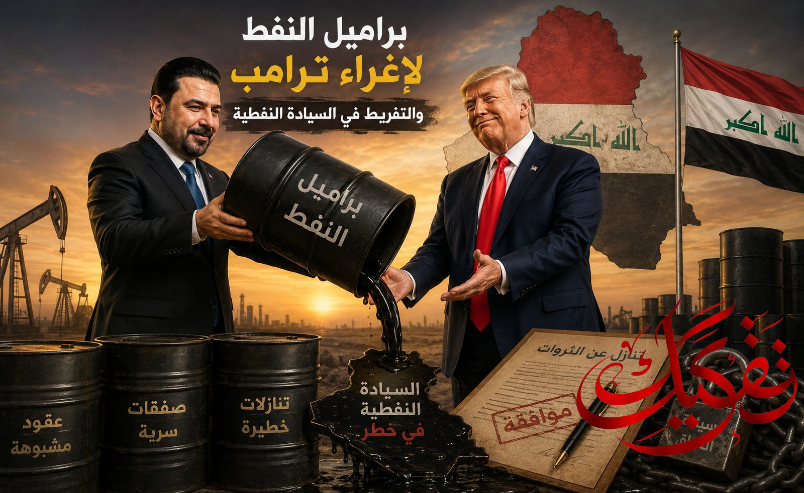 منصات التواصل: براميل النفط لإغراء ترامب والتفريط في السيادة النفطية