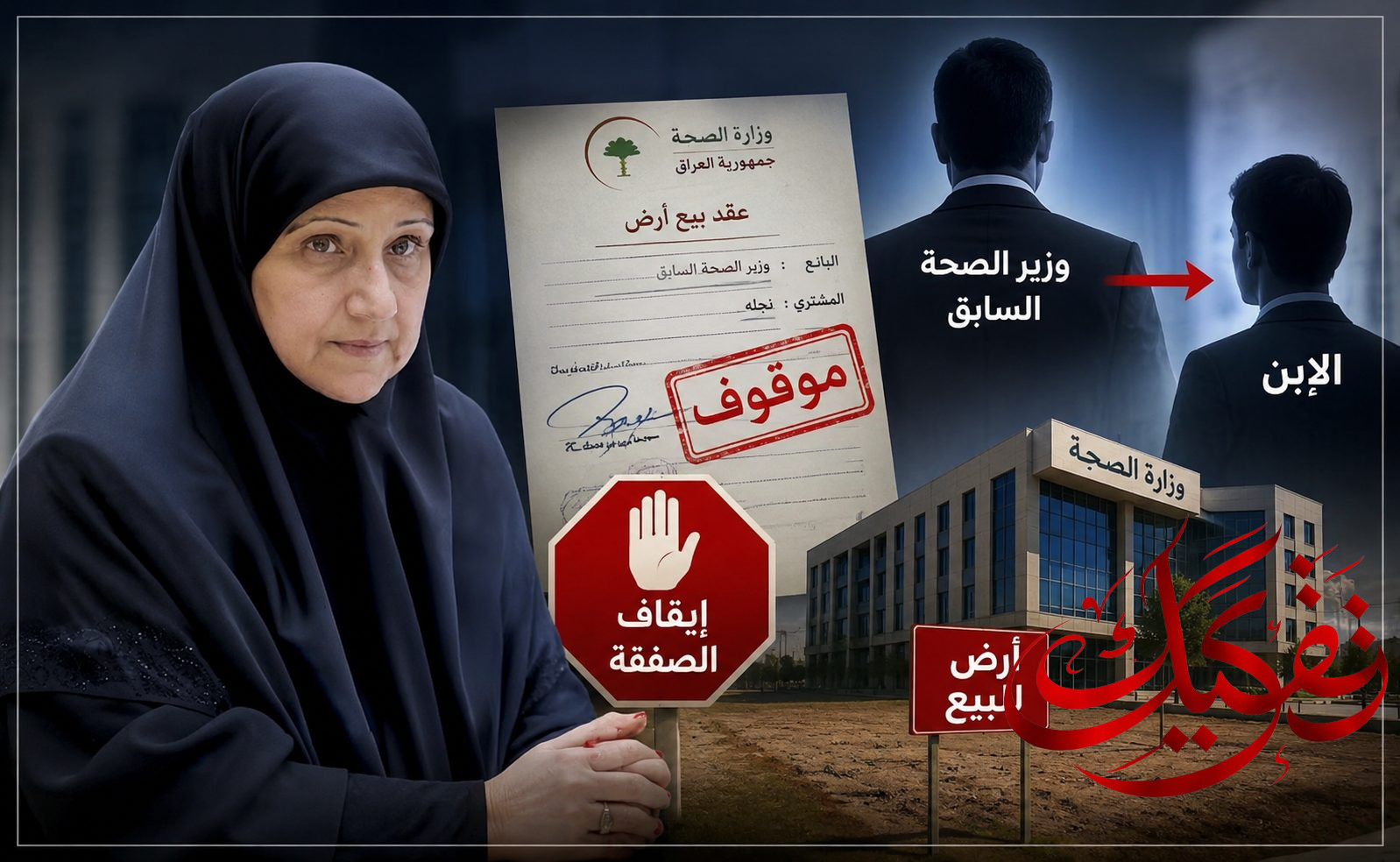 هيام الياسري تكشف إيقاف صفقة لوزارة الصحة: الوزير السابق يبيع الأرض لابنه