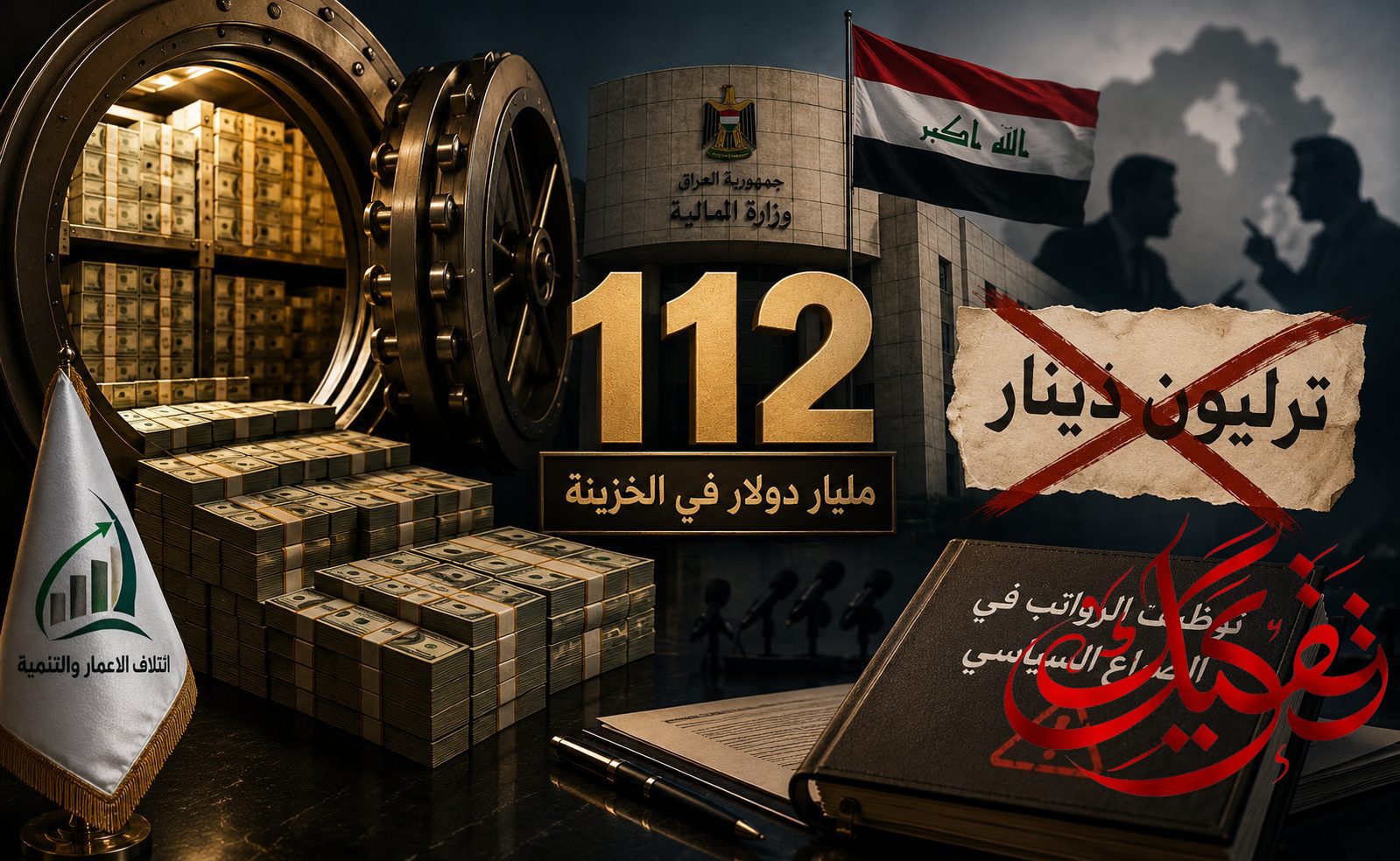 112 مليار دولار في الخزينة.. ائتلاف الاعمار ينسف رواية “ترليون دينار” ويحذر من توظيف الرواتب في الصراع السياسي