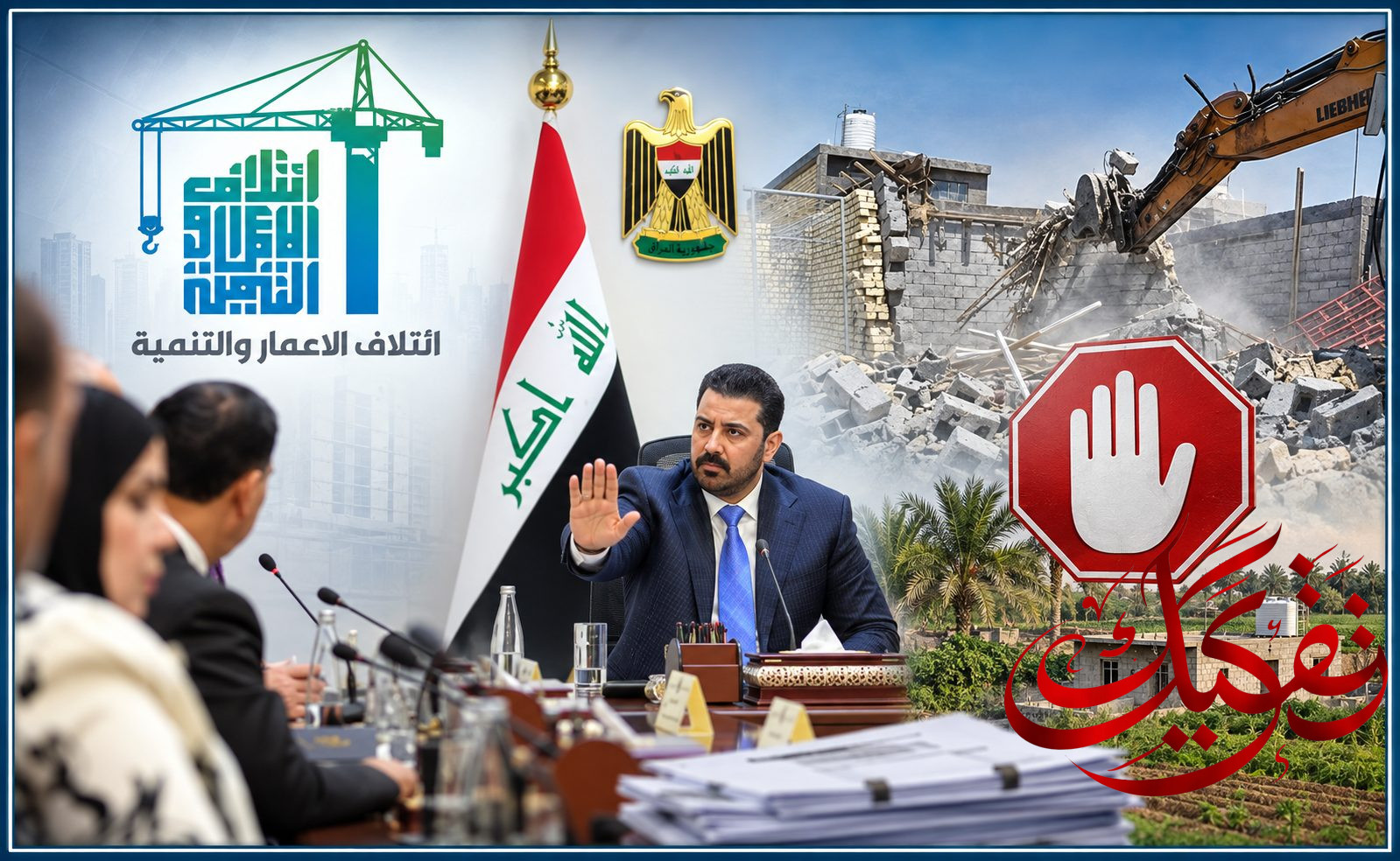 الزيدي يستجيب لطلب كتلة الاعمار والتنمية ويوقف هدم المنازل الزراعية