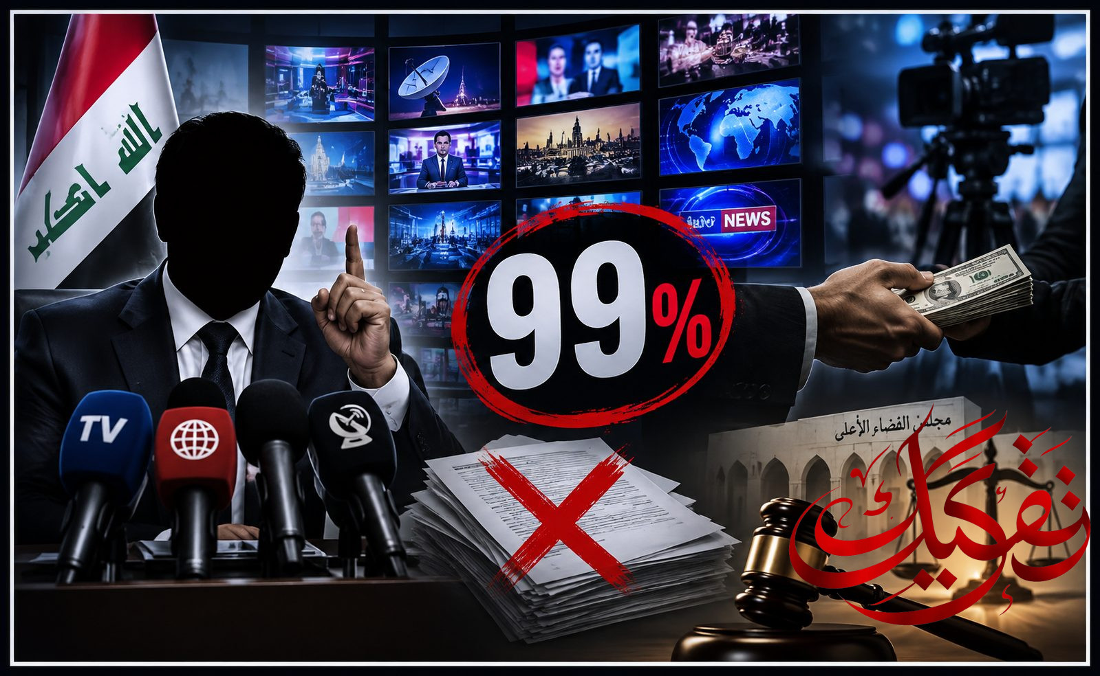 مستشار حكومي يفجّر قنبلة عمياء باتهام 99% من الفضائيات بالابتزاز: تعميم بلا دليل ولا وثيقة ولا إحالة إلى القضاء مستشار حكومي يفجّر قنبلة عمياء باتهام 99% من الفضائيات بالابتزاز: تعميم بلا دليل ولا وثيقة ولا إحالة إلى القضاء